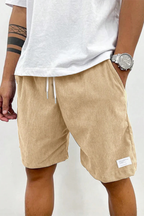 Dalby | Men Relaxed Fit Elasticated Drawstring Waist Corduroy Shorts