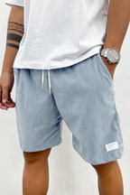 Dalby | Men Relaxed Fit Elasticated Drawstring Waist Corduroy Shorts