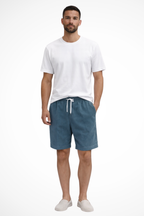 Dalby | Men Relaxed Fit Elasticated Drawstring Waist Corduroy Shorts