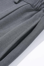Corden | Men Front Pleat Wide Leg Straight Hem Tailored Trousers
