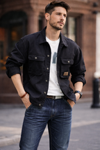 Brody | Men Relaxed Fit Multi Pocket Denim Jacket