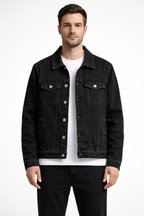 Dalton | Men Classic Fit Button Up Denim Jacket